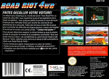 Road Riot 4WD (Europe) box cover back